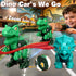 5 Pack 3-5 5-7 Laradola Stem Educational Dinosaur Toys with Wheels for Kids Electric Drill Build Take Apart Creative