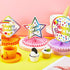 Blulu 6 Pieces Happy Birthday Table Decorations, Colorful Paper Honeycomb Birthday Centerpieces