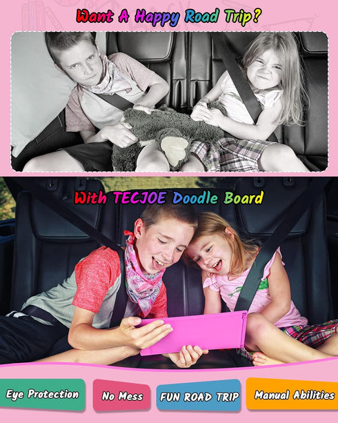 TECJOE 2 Pack LCD Writing Tablet, 8.5 Inch Colorful Doodle Board for Kids - Learning Toys Birthday Gifts