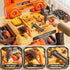 XINNOVEL Set 3-5 3 4 5 6 7 8 Kids Tool Bench with Electric Drill and Realistic Tool, Pretend Play Construction