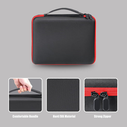 1500+ Playing Card Case Compatible with Cards Against Humanity, TCG Trading Cards, Magic The Gathering Cards (Red)