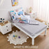 4-Piece Set Set Cars Toddler Bedding for Boys Girls- Soft & Skin Friendly Toddler Bed Includes Toddler Comforter, Flat