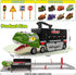 3-5, 8 3 4 5+ Gloween Dinosaur Toys for Kids Dinosaur Truck with Small Dinosaur Cars, Birthday Gifts Toys for Year Old