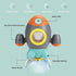 Baby Bath Toys, Space Rocket Shape Bathtub Toys for Toddlers, Spray Water Toys with Rotating Fountain for Kids