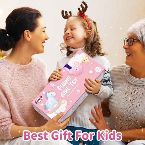 2 3 7-in-1 2-4 3-5, 2 3 usrela Toys for Year Old Girl Truck, Carrier Truck with Light & Music, Toddler Girl Toys Age