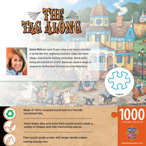 MasterPieces - 1000 Piece Halloween Jigsaw Puzzle - The Tag Along - 19.25"x26.75"