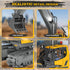 BEWEAI 11CH 2.4Ghz 3 4 5 6 7 8-12 Remote Control Excavator Toy RC Play Excavator Construction Vehicles, RC Sand Digger