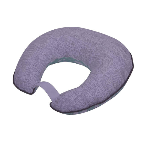 Mint and Grey Nursing Pillow Cover for Ultimate Comfort