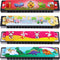 UPINS Harmonica for Kids Adults Beginners, Bulk 4Pcs Cartoon Printed Key of C 16 Hole Harmonica Toy