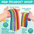 3+ 6 Pack BUNMO Stretchy Strings - Stimulating & Fun Fidget Toys for Kids - Hours of Fun - Non-Mouthable Toy - Super
