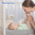 Moonybaby Baby Crib Sheet - 100% Organic Cotton Unisex - Soft Breathable for Standard Crib Toddler Mattresses (Space
