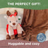 Bearington Dazzling Dancer Ballerina Plush - 13 Inch Stuffed Reindeer, Christmas Stuffed Animal