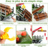 3 4 5 6 7 8 15 6 Mostop Logging Truck Kids Toy for Year Old Boys, Farm Log Truck with Loading Crane and Trunks, Lights