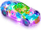 Light-Up Transparent Car Toy for Kids - Bump and Go with Colorful Gears, Music & LED Effects, Great Gift
