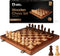 Chess Armory Premium Wooden Chess Set, Portable Board Game with Secure Storage for Kids and Adults