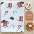 47" 47", 70% 30% LifeTree Muslin Swaddle Blankets, Western Baby Swaddles for Boys Girls Newborn, Soft Large x Cowboy