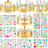 MGZTTHW Gold Paper Crowns, Diy Birthday King Crowns Craft to Decorate, Paper Prince