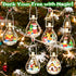2026 647 Set Light-Up Christmas Ornament Building Kit PCS Holiday Building Blocks for Kids and Adults, Featuring