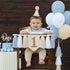 1st First Birthday High Chair Banner Decorations For Boy Birthday Hat With One Cake Topper Photo Backdrop