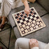 3 in 1 Board Game Set - Wooden Chess, Checker, and Backgammon, Classic Travel Toy Gift for Kids and Adults
