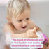 Set (5-Pack Cradle Cap Brush and Sponge for Baby - Bath Essentials for Newborns | Treatment Comb | Baby Bath Sponges