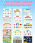Benresive Montessori Busy Book for Toddlers 2-4, Preschool Learning Activities, Sticker Books for 2 3 4 Year Olds,