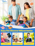 TEKFUN 10in 2 Pack LCD Writing Tablet, Doodle Drawing Board for Kids, Educational Birthday Gift