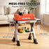 STACTCUTE Playset 60Pcs 3-5+ Set Kids BBQ Grill with Realistic Steam, Sound & Lights - Pretend Play Kitchen Food Toy