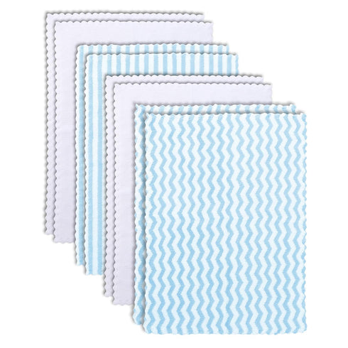 8 Pack Super Soft Baby Burp Cloths, Baby Washcloths, Ultra Absorbent Large