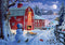 Buffalo Games - David Stevenson - Winter Frolic - 500 Piece Jigsaw Puzzle for Adults, Perfect for Game Nights