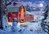 Buffalo Games - David Stevenson - Winter Frolic - 500 Piece Jigsaw Puzzle for Adults, Perfect for Game Nights