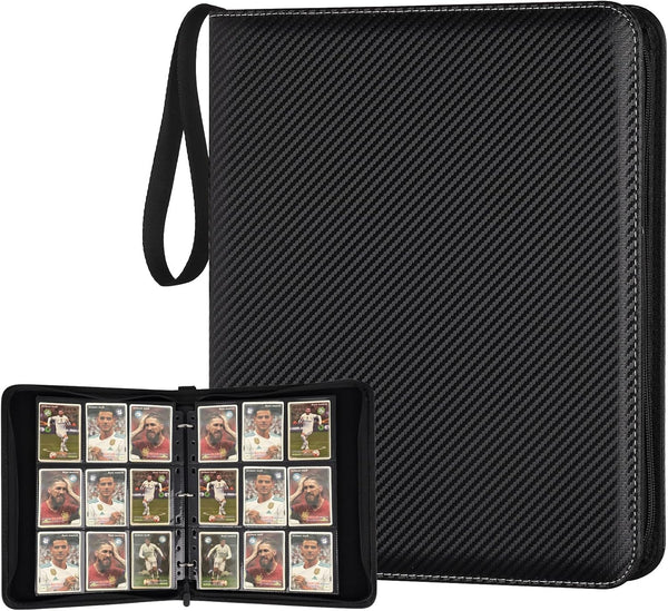 GERMUN 9 Pocket Card Binder, Premium Zip Trading Card Binder, 720 Double