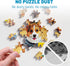 1000 BenBen Puzzles for Adults Pieces, Dogs on Vacation, Funny Dog Jigsaw Puzzles with Patterns on Back, Challenging