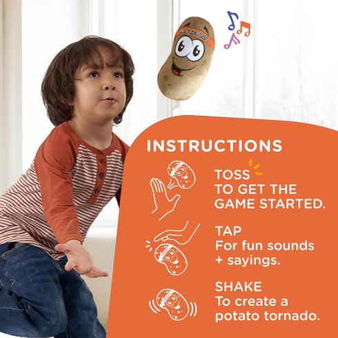Move2Play Pass The Potato, Fun Indoor & Outdoor Kids Game for Ages 4-8, Birthday Party Toy
