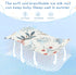 SyXIOP 28" 52" Merry Christmas Elements Cooling Baby Crib Mattress Cover x Ultra Soft Bed Pads Washable