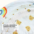 Naznooz Set 4-Pack 0-24 Premium Quality Organic Double-Sided Baby Bibs for Drooling and Teething | |For Boys and Girls