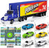Toddler Car Toys for Boys Ages 3-6, Die Cast Racing Car Toys Set with Play Mat Gift for Kids