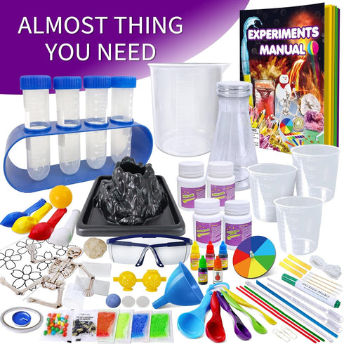 150 UNGLINGA Experiments Science Kits for Kids Boys Girls, S.T.E.M Kit Toys Gifts Ideas Birthday Christmas, Chemistry