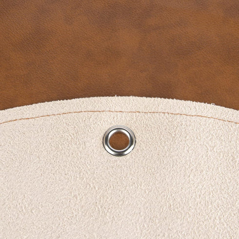 Linkidea Vegan Leather Splat Mat for Under High Chair - Floor Protector for Kids, Reusable Infant Food Splash Spill