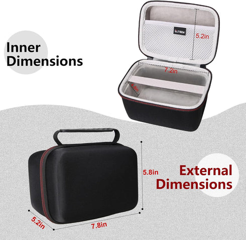 L LTGEM Baby Monitor Travel Case for ANMEATE/Infant Optics DXR-8 PRO/UKSUP/bonoch, Hard Protective Carrying Storage Bag