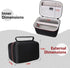 L LTGEM Baby Monitor Travel Case for ANMEATE/Infant Optics DXR-8 PRO/UKSUP/bonoch, Hard Protective Carrying Storage Bag