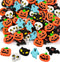 YGAOHF 150 Pack Halloween Mini Erasers Cute 6 Styles Pumpkin Ghost Bat Erasers for Kids Trick or Treat Party Favors