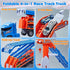 3 4 5 6 6 4-in-1 2 Race Track Truck Toys for Years Old Kids - Carrier Truck Transport Car with Die-Cast Cars Toys
