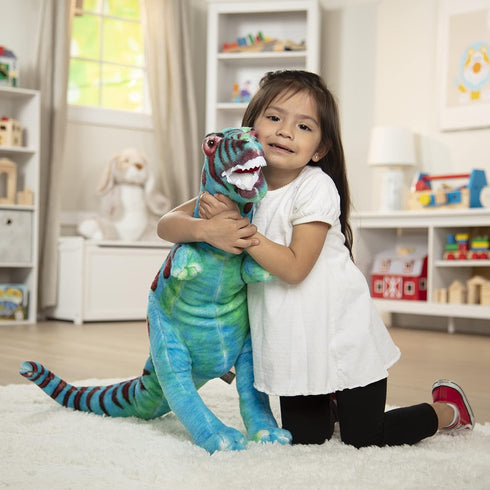 Melissa & Doug Giant T-Rex Dinosaur - Lifelike Stuffed Animal