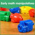 Set 36 18m+ edxeducation Learning Advantage Transportation Linking Blocks - of - - Connecting Blocks for Toddlers