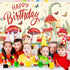 Mushroom Birthday Party Decorations, Mushroom Birthday Banner Backdrop Wildflower Party Banner Photo Photography