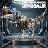 HJPLPXH Set 1268 Mechanical Tyrannosaurus Building Blocks with LED Light & Display Stand, PCS T-Rex Dinosaur Model Kit