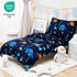 4 Set Set david's kids Piece Toddler Bedding - Soft Breathable Toddler Bedding for Boys Girls, Includes Quilted
