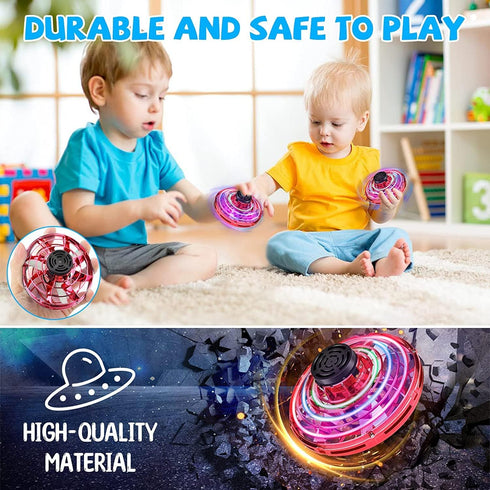 Flying Spinner Mini UFO Drone, iFly Hand Controlled Boomerang Drone for Boys & Girls Ages 8+