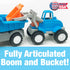 American Plastic Toys Kids’ Gigantic Loader Truck, Made in USA, Tilting Dump Bucket, Knobby Wheels, Ages 2+